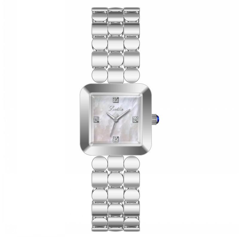 Simple Style Temperament Personality Trend Casual Women'S Watch Fashion Women'S Watch Steel Belt