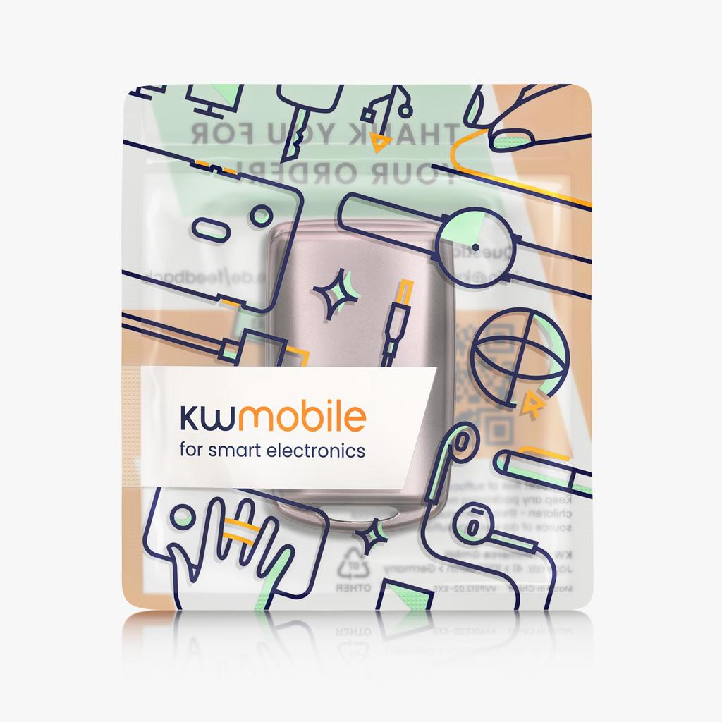 kwmobile 3 Button Key Case for Mazda CX30 CX50 CX60 CX90 MX-30 - Key