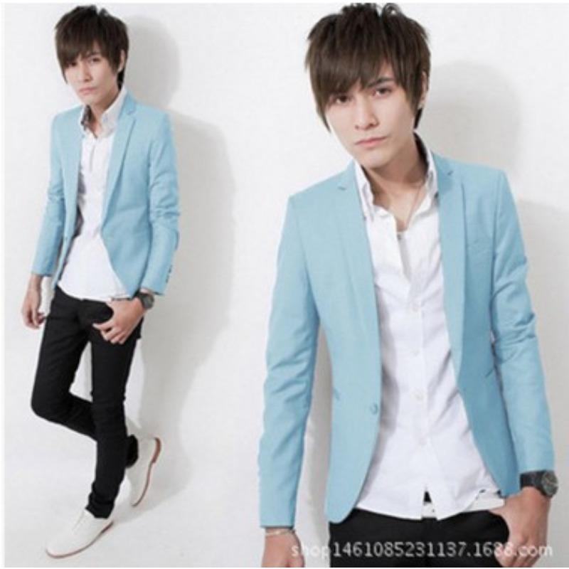 Ny Herre Casual Liten Dress Koreansk Versjon Mote Herre Blazer