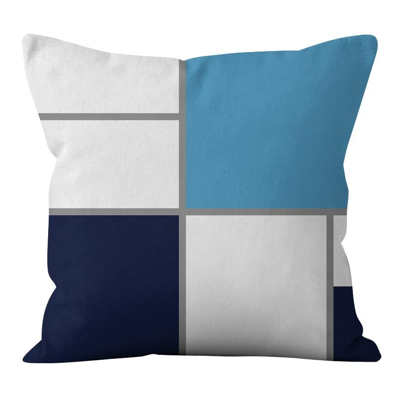 

Персонализированная Модная Геометрическая Абстрактная Короткая Плюшевая Наволочка Домашняя Подушка Чехол для Подушки 45*45cm