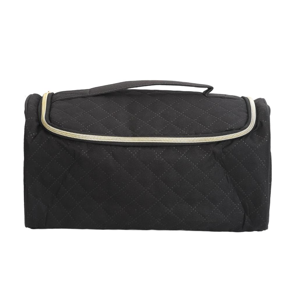 Hair Curler Travel Bag with Hanging Hook Large Capacity Zipper Pocket Hair Tools Storage Case