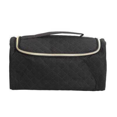 Hair Curler Travel Bag with Hanging Hook Large Capacity Zipper Pocket Hair Tools Storage Case