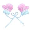 Solid Color Blue Knitted baby Photo Props 1 Set Boxer Pink Girl Crochet Set Baby Bath Gift Studio Photography Shooting Supplies