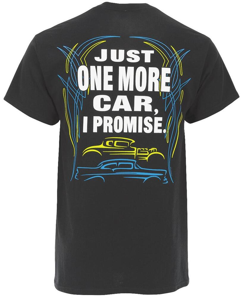 

Summit Racing Equip T Just One More Car I Promise Black Unisex T-Shirt
