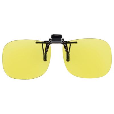 Meigan UV Cover Lens BREAKER Clip-on Sunglasses, Polarized, Photochromic, Protection, Flip-up Glasses, Anti-Glare, Height, Yellow, 9348-08