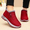 Cotton shoes autumn and winter female mother shoes warm casual elderly shoes one pedal piled thickened cotton boots