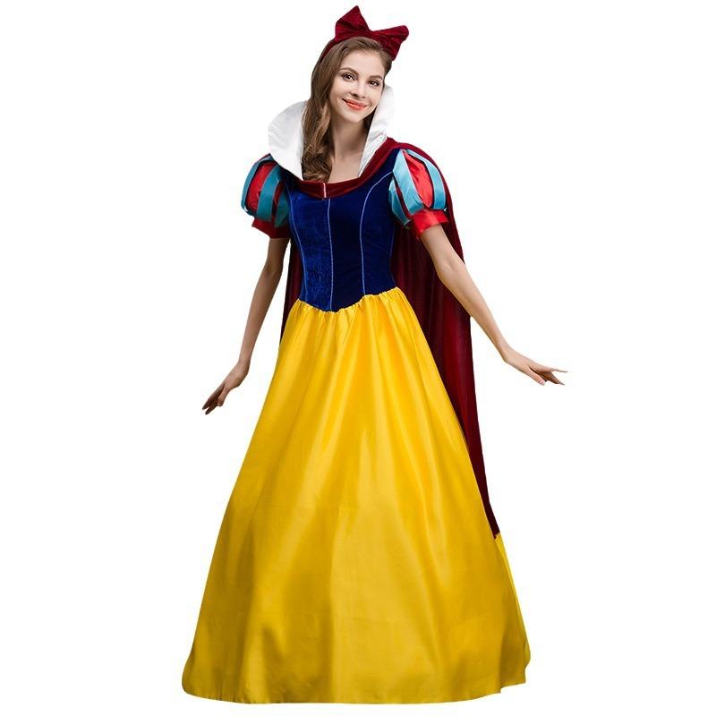 European and American Halloween cos costume Snow White dress Cinderella adult cosplay costume