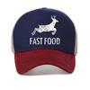 fast food deer print baseball cap summer casual sports ajustable hat fashion outdoor breathable sun hats mesh Snapback caps