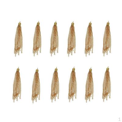 12pcs Boho Tassel Pendants Necklace DIY Jewelry Making