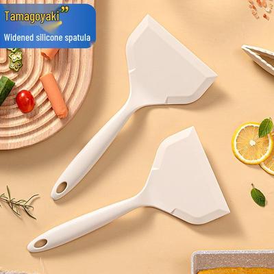 Hochtemperaturbeständiger Silikon-Tamagoyaki-Spatel - Antihaftbeschichtet, Lebensmittelqualität