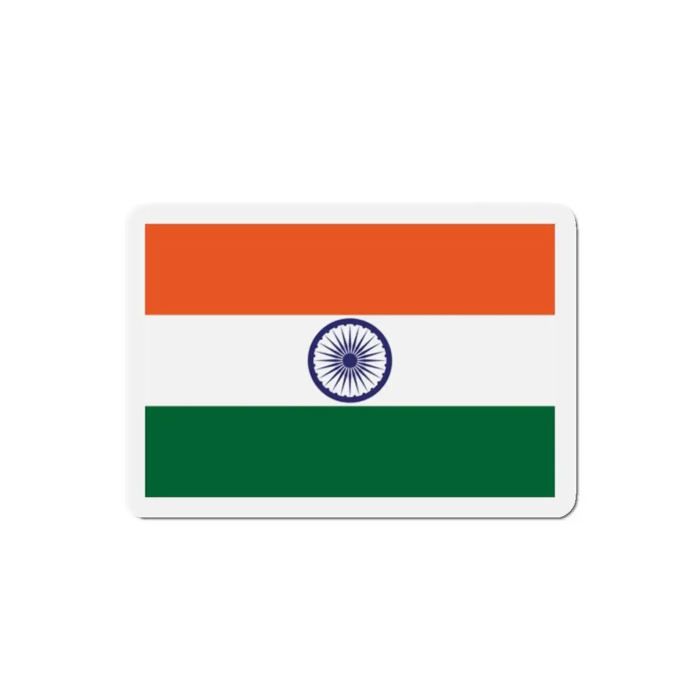 Aimant Drapeau Inde - Multicolore - 10 cm - 50 pièces - Résine synthétique - Mixte