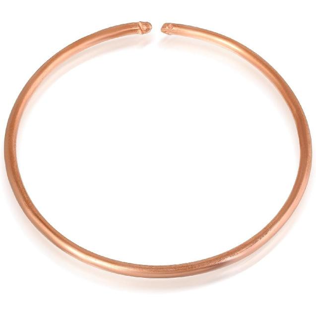 Ayu Overseas 100% Reines Kupfer Verstellbares Knöchelarmband Kada Set! Traditionelles Design Bein-Kada für Männer und Frauen | Eleganter ethnischer Knöchelschmuck aus Kupfer für