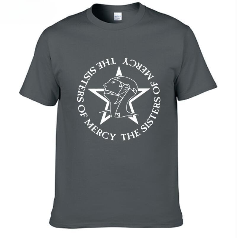 The Sisters of Mercy T-Shirt Men and Women Tee Post Punk Goth Rock Band T Shirts Cotton Tops Tees