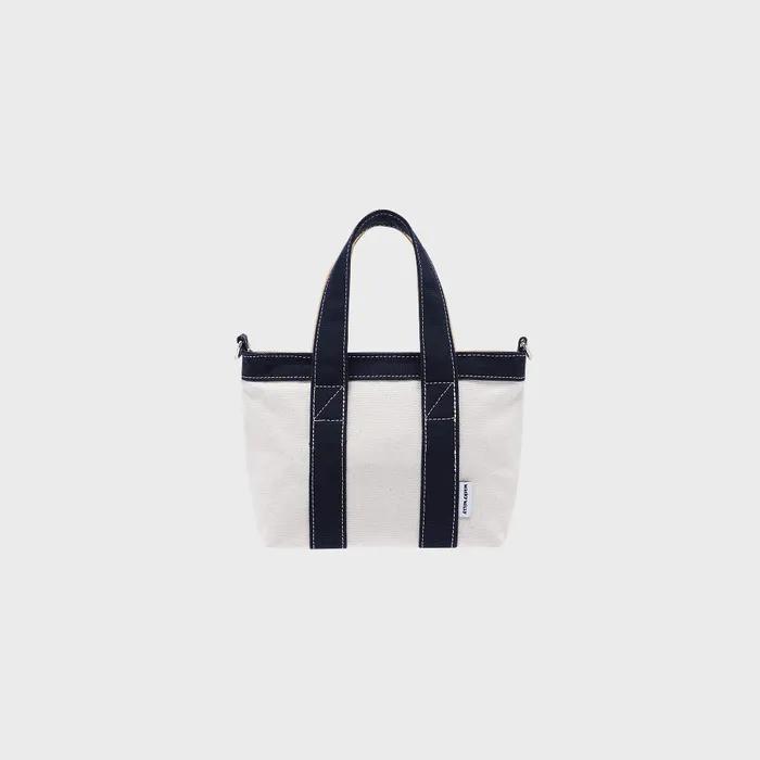 Canvas Mini Tote Bag Navy