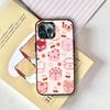 Cream Strawberry Cake Cute Phone Case For iPhone 17,16,15,14,13,12,11 Plus,Pro Max,XS,Colorful Silver Phone Case Funda Cover