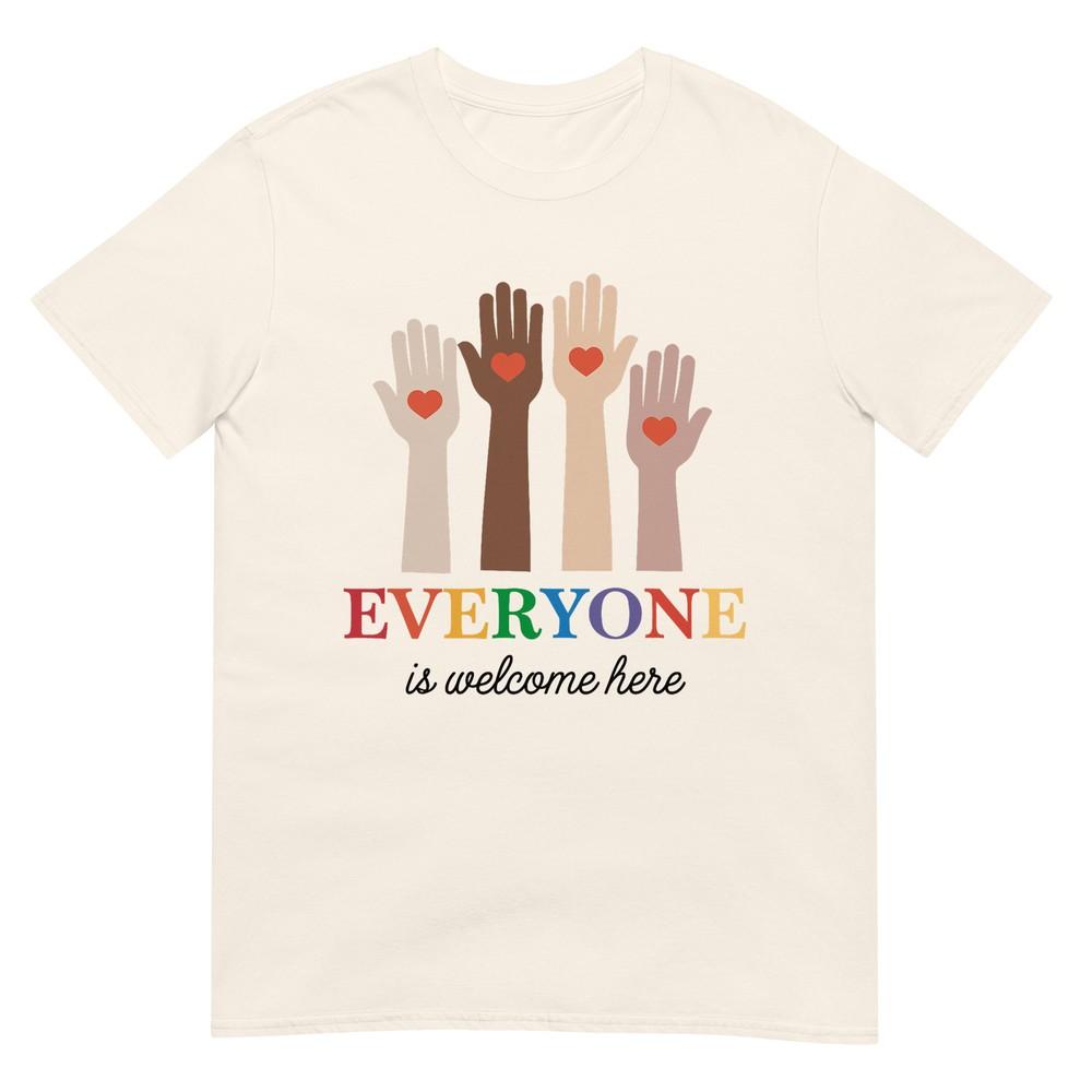 Everyone Is Welcome Here Idaho Teacher TShirt