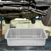 Qinlorgo Oil Drain Pan,Oil Drain Pan Leak Free Portable Universal Metal Construction Automotive Oil Change Container(5L)