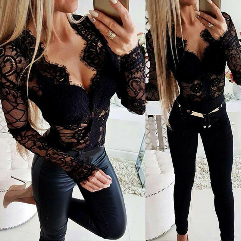 Solid Color Sexy Sheer Bodysuit2022 Summer Pure Color Sexy Transparent Close-Fitting Union Suit