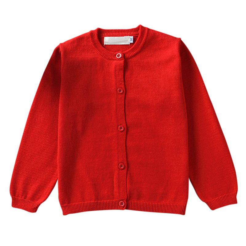 Candy Colors  Autumn Winter Baby Girls Boys Knitted Cardigan Sweater Kids Cotton Baby Children Clothing Outerwear