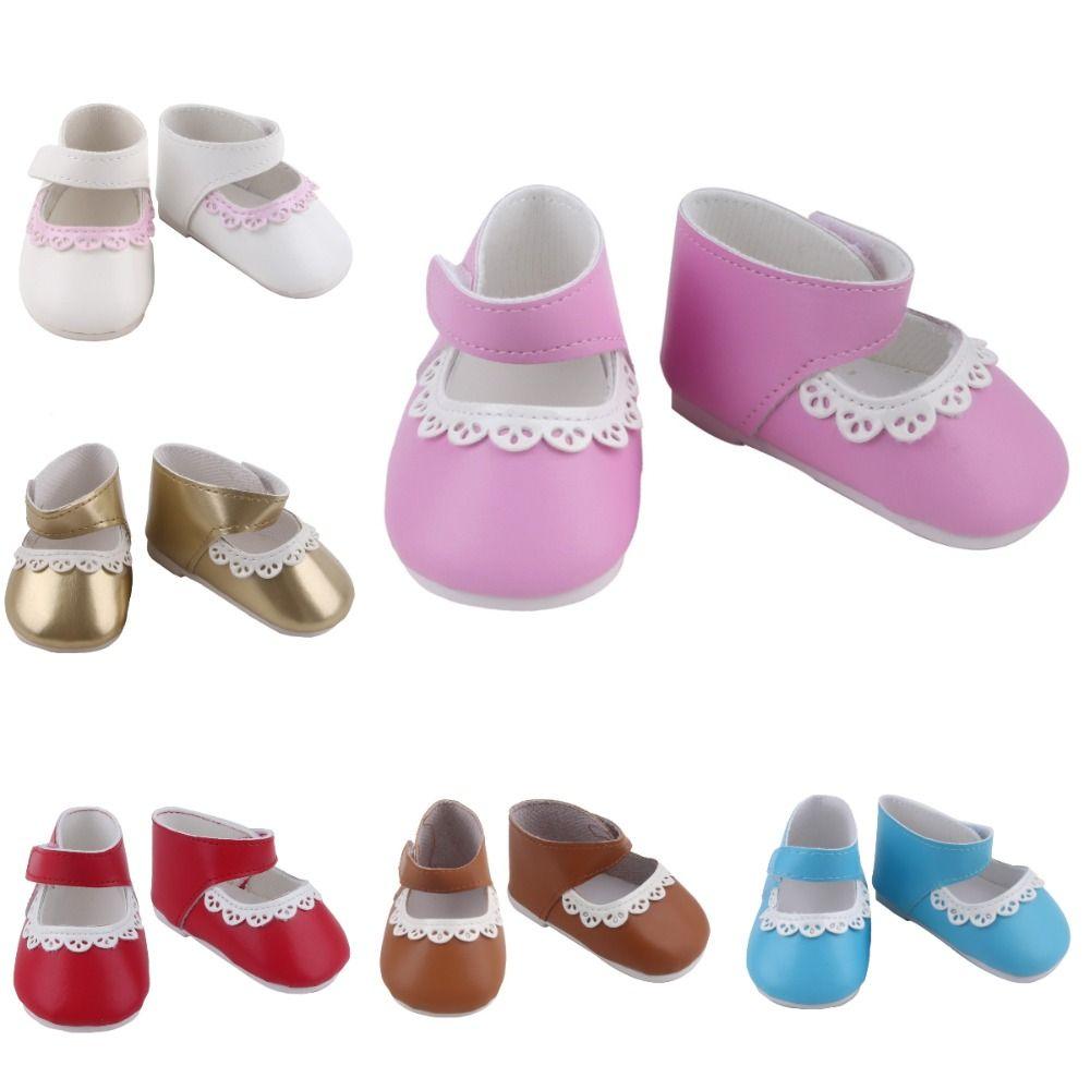 8cm Size Reborn Doll Shoes Ruffle Design Mini Gossip Shoes Baby Shoes Doll Shoes  For 55cm Dolls