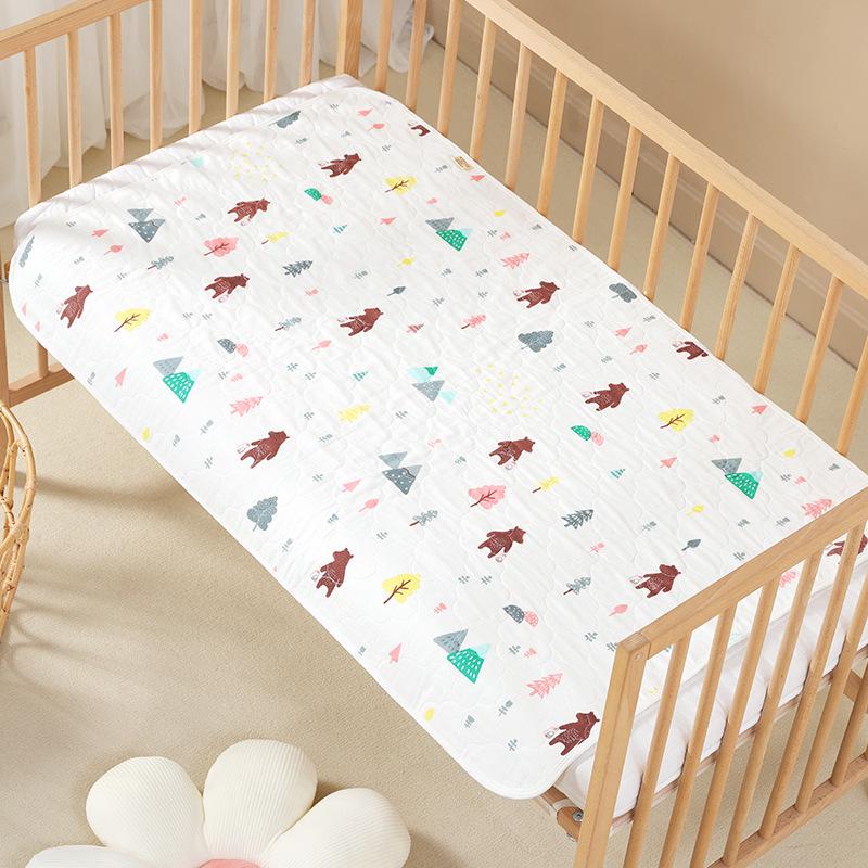 Breathable Waterproof Washable Cotton Baby Diaper Pad - Leak-Proof Protection for Newborns