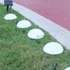 5pcs 1 Drag 5 Lawn Lamps Half Ball Shaped Cobblestone Lamp Solar Ground Lights  Outdoor Garden Lawn
