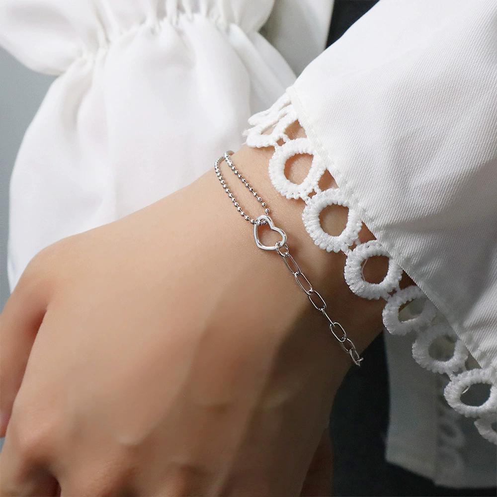 PANJBJ 925 Sterling Silver Feather Adjustable Couple Bangle Gothic Punk Design Women Jewelry Gift Lucky Bracelet Dropshipping