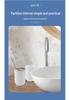 Juego de Baño Nórdico de Ocho Piezas: Portacepillos de dientes, Vaso para enjuague bucal, Kit de aseo, Accesorios para el hogar.