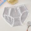Qianfeili Women's Antibacterial Pure Cotton Briefs 5-Pack