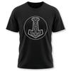 Mjolnir T-Shirt | Viking Hammer of the Gods Graphic Print Tee | Norse Shirt