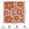 Adorable Dog Santa Hat Shower Curtain Christmas Decor Bathroom Accessories High-Quality Waterproof Fabric Perfect Gift for Pet L