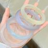 Ice-Type Jadeite Bangle Bracelet Cat's Eye Agate Chalcedony Bracelet Stone Bracelet Bangle  Women