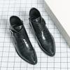Hot Selling Pointed Chelsea Boots Europe America English Style High Top Shoes Men's Ankle Boots Office Men's Business Boots