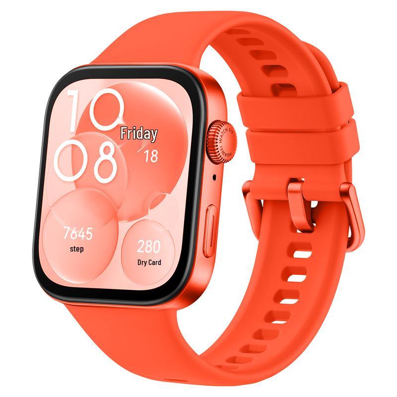 Kompatibel mit der Huawei Fit4 Uhr, mikrotexturiertes Silikonarmband, gleicher Stil wie das originale HUAWEI FIT3 Armband.