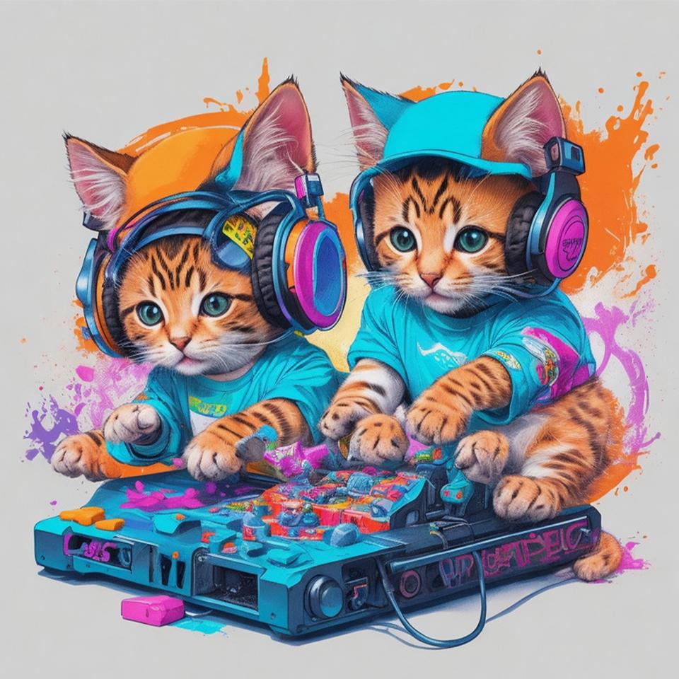 5D Diy Diamond Painting Animal Esports Cat Pattern Mosaic Inlaid Water Diamond Embroidery Colorful Painting Game Hall  Decoration
