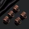 Retro Antik Bronze Hüftperlen DIY Großes Loch Metallverbinder Dreieckige Perlen Passend für Charm-Armbänder Halsketten Anhänger Schmuckherstellung