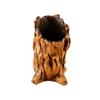Home Decoration Imitation Wood Flowerpot Cement Pile Log Planter  for Herbs Strawberries