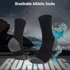 Breathable Comfortable Thicken Crew Socks Outdoor Hiking Trekking Walking Wicking Athletic Socks
