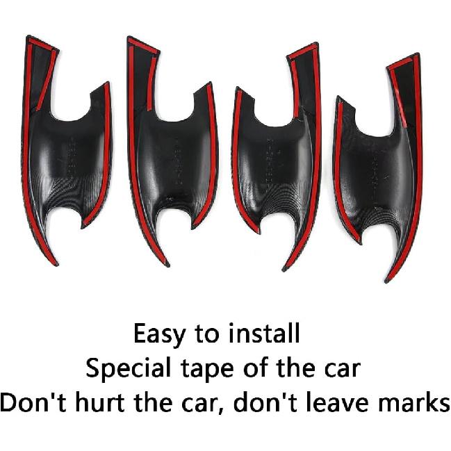 Car Accessories Fit for Hyundai Tucson 2025 2024 2023 2022 Exterior Door Handle Bowl Cover Trims (Chrome) 4PCS ABS