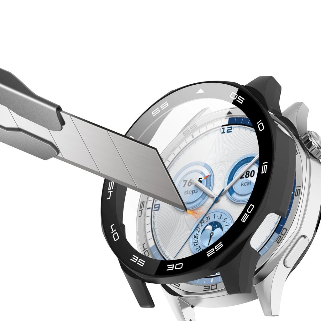 Pouzdro pro Huawei Watch GT 5/GT5 Pro 46mm Ochranné sklo na displej a Pevný PC Ochranný nárazník Kryt Huawei GT5 Příslušenství