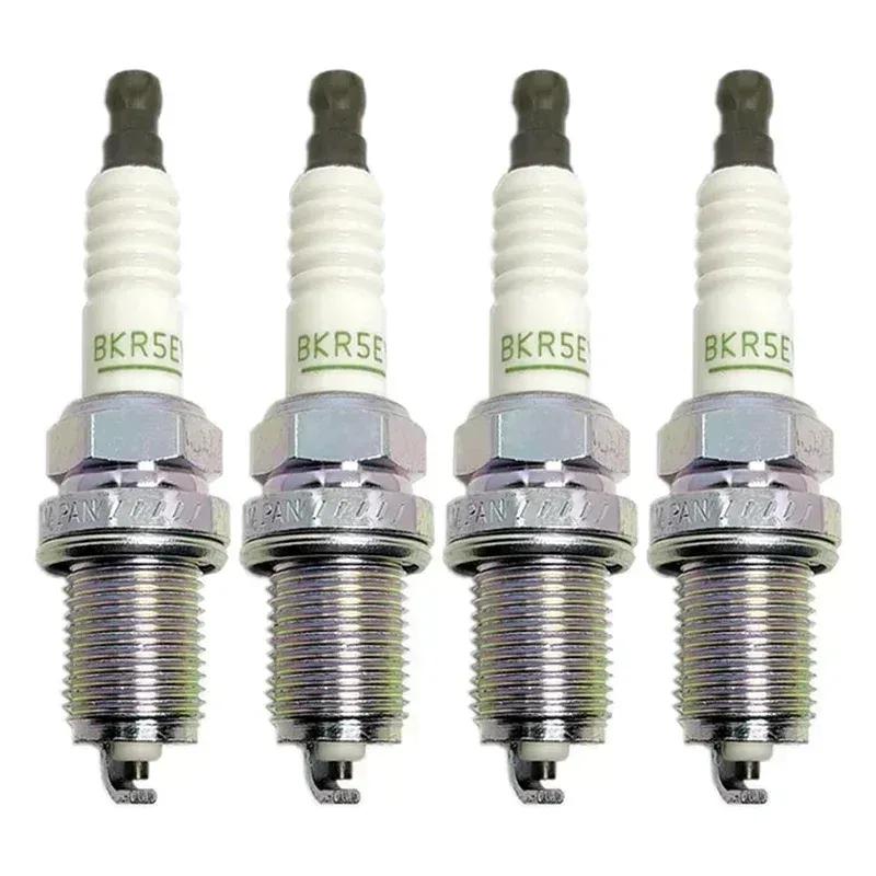 4/6PCS 22401-53J05 Spark Plug For Nissan Primera Pathfinder D21 Serena Quest Villager Mercury 2240153J05 BKR5EY