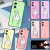 Kpop Hand Finger Heart Case For OPPO Reno 5Z 4Z 2Z 8T 3 4 5 6 7 8 Lite Find X5 X2 X3 Lite Neo X6 Pro Phone Cover