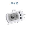 Digital Thermometer, Small Electronic Thermometer, Applicable Temperature Range -20℃-50℃, Waterproof, Lightweight, with Hook, Easy to Read, for