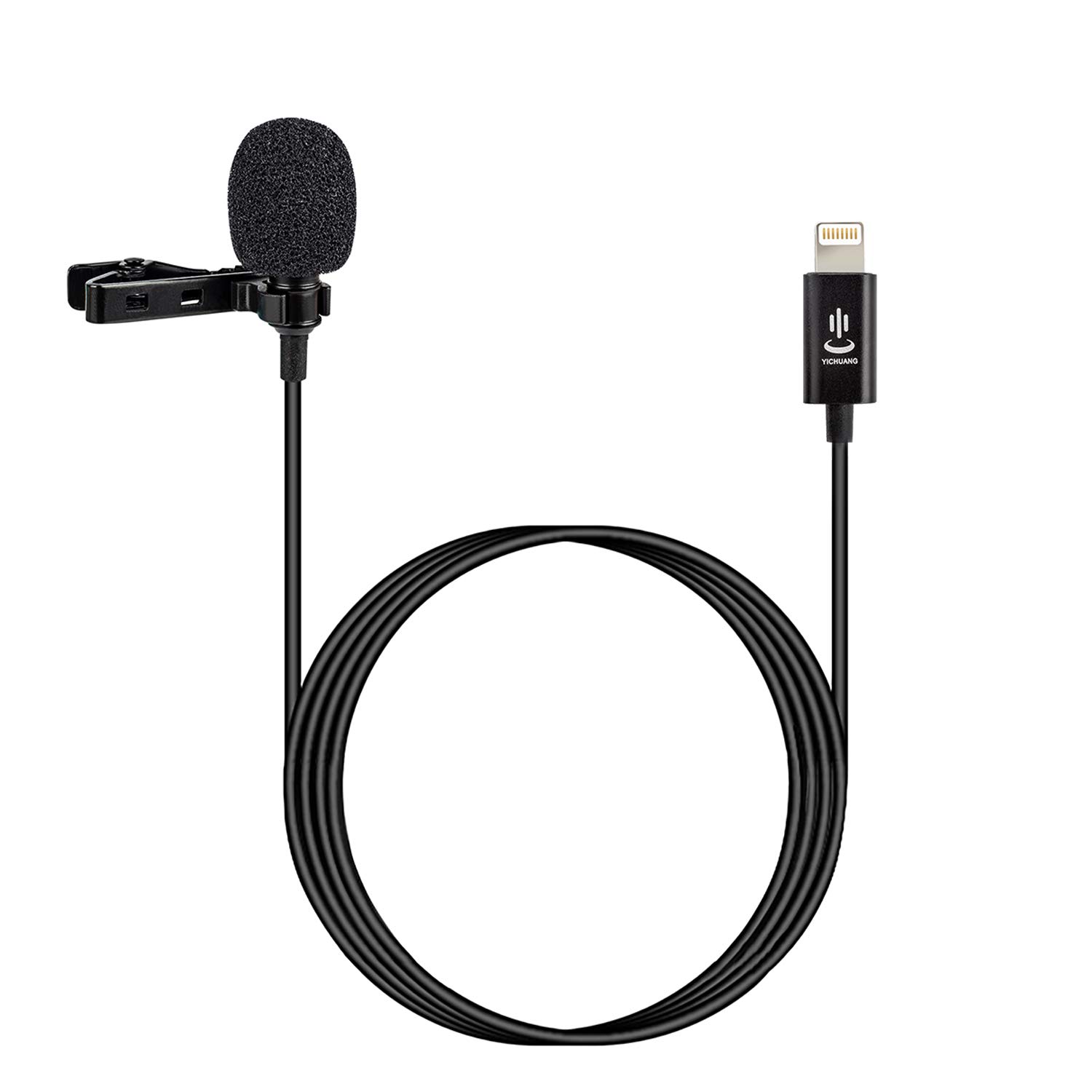 

VILTROX Clip-on Condenser Microphone, Lapel Microphone, Clip-on Microphone for iPhone 77 Plus88 Plus, iPhone XXS, iPhone 11, and iPhone 11 Pro, Ideal