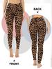 Sports Yoga Long Pants Fashionable Slim-fit Pocket Leopard-print Fitness Leggings High-waisted Butt-lifting Leggings