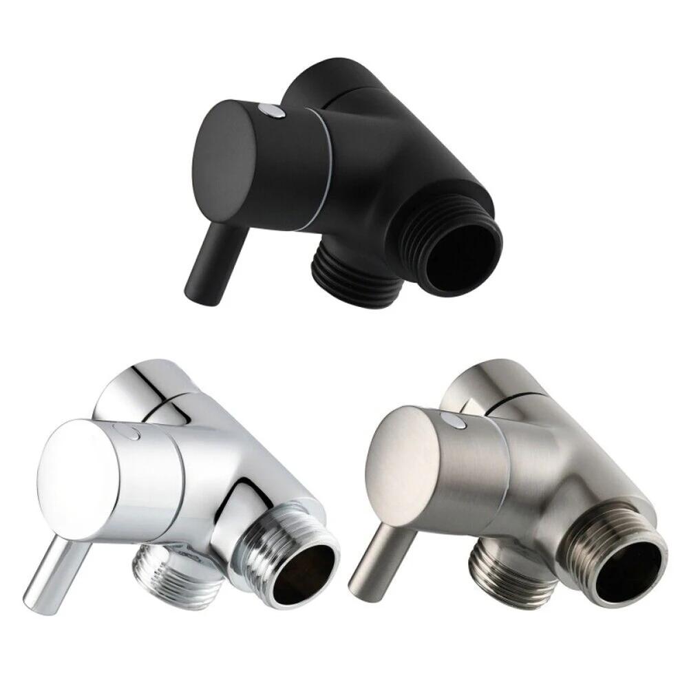 3 Way Shower Diverter Valve with G1/2 Female Inlet and Dual G1/2 Male Outlets for Handheld and Fixed Shower Heads