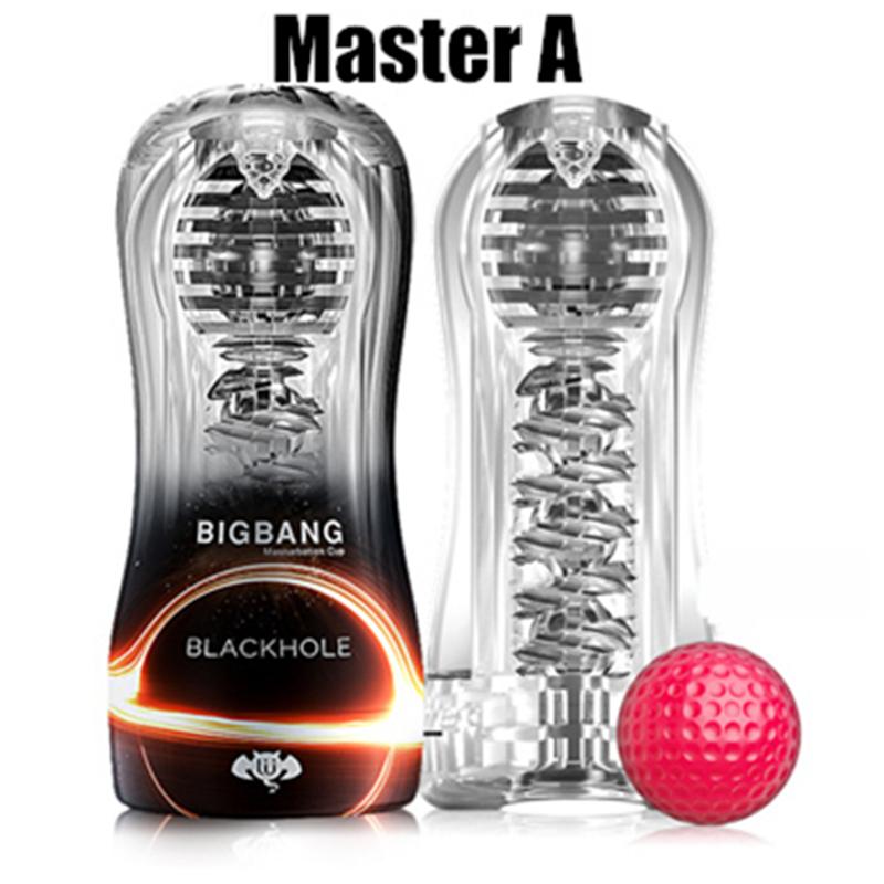 Male Masturbator Cup Soft Pussy Transparent Vagina with Red Ball Sex Toys for Men