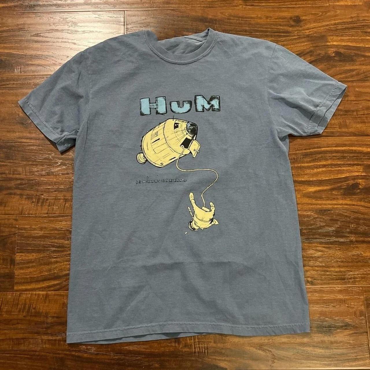 HUM Band Rare Collection Tour T-Shirt Vintage Rock Music Graphic Tee S-5XL S