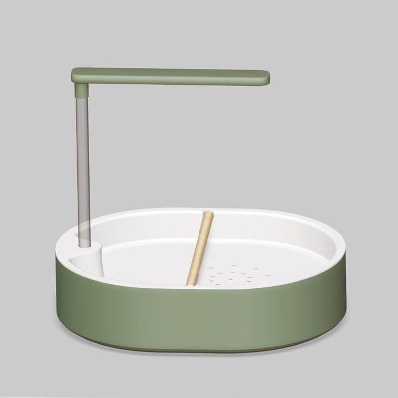 Large Bird Bath Basin for Parrots, Budgerigars, and Cockatiels – Built-in Birdcage Bathing Accessory