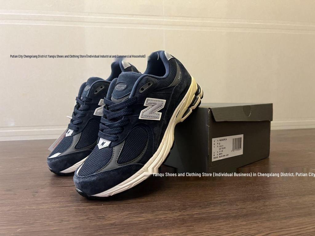Original NB2002R Klassisch Grau Sportschuhe | Rutschfest, Abriebfest, Atmungsaktiv, Retro-inspiriert Lauf- & Freizeitsneakers
